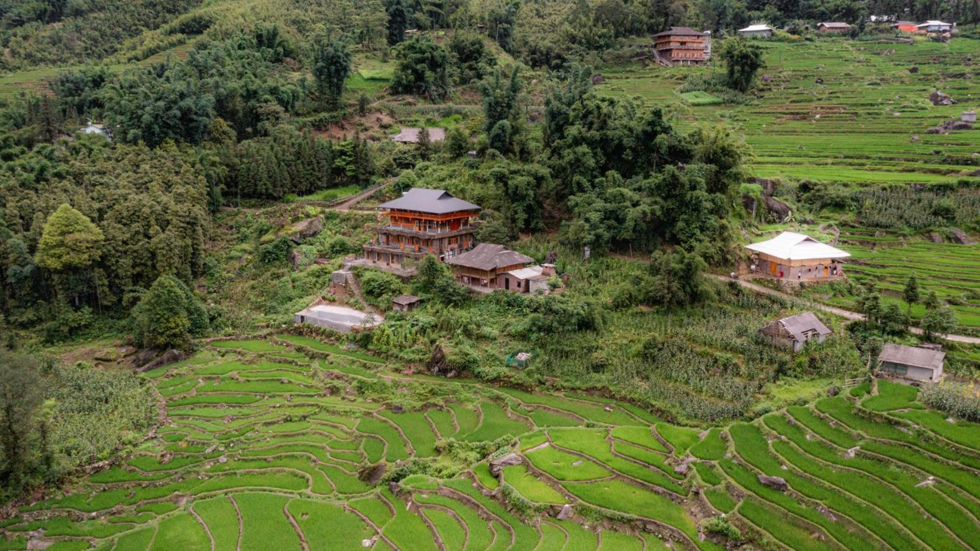 Muong Hoa Eco Villa Шапа Экстерьер фото